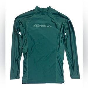 O'Neill Men's Green Swim Rash Guard